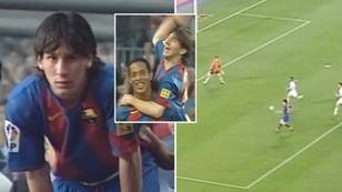Fans unearth exact moment Ronaldinho realised Lionel Messi was destined for greatness