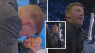 Conor McGregor's heartbreaking reaction after Katie Taylor's UFC defeat to Chantelle Cameron