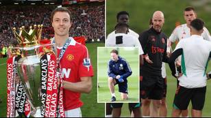 Jonny Evans is training with Man Utd after contract at Leicester expires