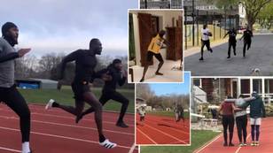 Stormzy has been racing people all year and says he's unbeaten, even Usain Bolt got involved