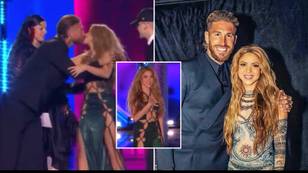 Sergio Ramos presents Shakira with award at Latin Grammys for her Gerard Pique 'diss track'