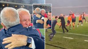 Claudio Ranieri could not hide his emotions as Cagliari secured Serie A return with last-minute goal