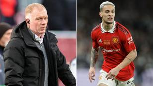 Scholes taken aback by Antony against Everton having labelled the Brazilian a "one trick pony"