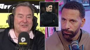 Jeff Stelling calls out Rio Ferdinand for 'nonsense' claim about Arsenal and Mikel Arteta