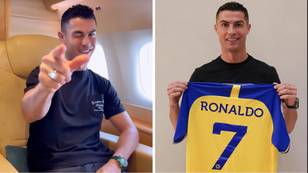 Cristiano Ronaldo sends message as he flies to Saudi Arabia to begin new club