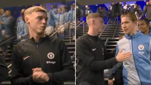 All but one Man City player shook Cole Palmer's hand before Chelsea game