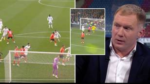 Paul Scholes makes "weird" admission about Man United after watching first half against Luton Town