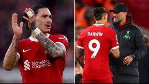 Liverpool forward Darwin Nunez at risk of two-game ban which could see him miss crucial Man City clash