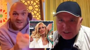 Tyson Fury explodes on Oleksandr Usyk's manager in row over wife Paris Fury