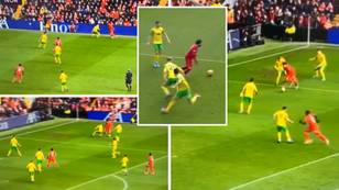 Fans React After Mohamed Salah Tears Norwich Defender Brandon Williams To Shreds