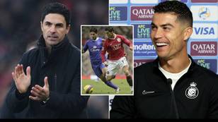 Mikel Arteta sets Arsenal star Cristiano Ronaldo challenge after saying he 'has to improve'
