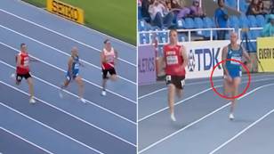 Runner comes last in 400m dash after his 'penis came out In the middle of the race'