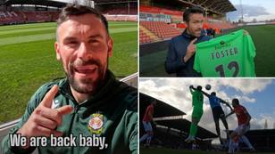 Ben Foster's matchday vlogs have made a huge return after he came out of retirement with Wrexham