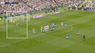 James Tavernier scores stunning free-kick against Celtic in Old Firm derby