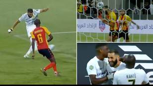 Karim Benzema scores an absolute beauty on his Al Ittihad debut, he has arrived