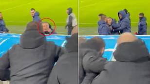 PSG manager Christophe Galtier held back from fight with Marseille fans