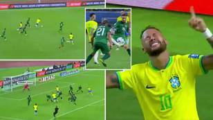 Neymar drops masterclass in his first Brazil game for six months as Pele's record broken