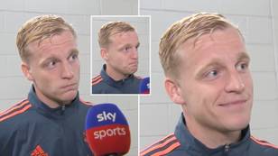 Donny Van De Beek Told That Man United Fans 'Love And Support' Him, His Reaction Is Wholesome