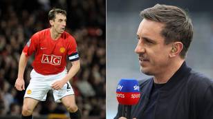 Gary Neville doesn't pick himself in his Manchester United XI