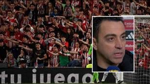 Barcelona boss Xavi was shocked at chant aimed at Barcelona by Athletic Bilbao fans