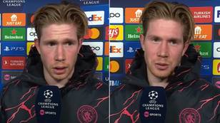 Kevin De Bruyne has worried the entire Premier League with comment in post-match interview
