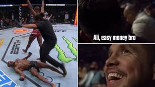 New footage shows Kamaru Usman was jinxed by his good friend before getting KO'd