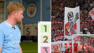 Man City's Kevin De Bruyne snubs Anfield when picking Premier League's toughest grounds