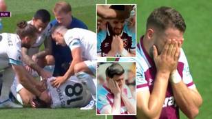 Nikola Vlasic Breaks Down In Tears After Ashley Westwood Suffers Suspected Serious Injury