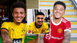 Borussia Dortmund mock Man Utd with Jadon Sancho 'love to see it' announcement after previous taunt