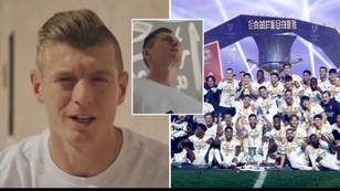 Real Madrid star Toni Kroos branded a 'hypocrite' for new social media post after being booed in Saudi Arabia