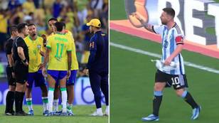 Brazil 'facing points deduction' over World Cup qualifier chaos vs. Argentina that left Lionel Messi stunned