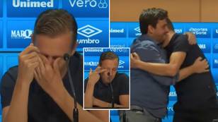 Lucas Leiva announces retirement from football due to heart condition in emotional press conference