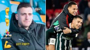 Diogo Dalot 'builds the worst footballer in history' and it's baffled everybody
