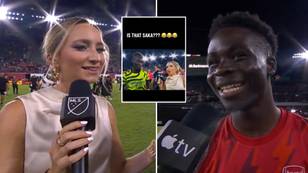 MLS presenter reveals what really happened after Bukayo Saka and Folarin Balogun clip goes viral
