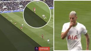 VAR controversially rules out Richarlison's goal for Spurs against Nottingham Forest