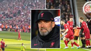 Liverpool star Kostas Tsimikas could be set for shock exit as revealing footage emerges from Aston Villa draw
