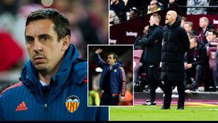 Gary Neville's record at Valencia has been compared to Erik ten Hag's 2023/24 campaign at Man Utd