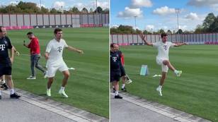 Fans think Bayern Munich are not taking Man Utd seriously after seeing training ground video emerges