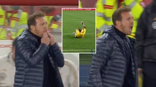 Germany manager Julian Nagelsmann told player to feign injury during Austria defeat, fans are thinking the same thing