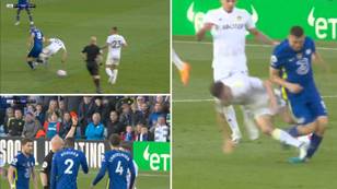 Leeds United's Dan James Shown Straight Red Card For Sickening Tackle On Mateo Kovacic
