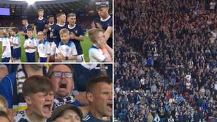 Hampden Park belts out Scotland national anthem with incredible passion ahead of England clash
