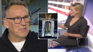 Paul Merson sent on-air warning by Sky Sports presenter over title race theory as she says 'don't blame us'