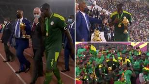 Kalidou Koulibaly Refused To Lift AFCON Trophy By Himself As Requested