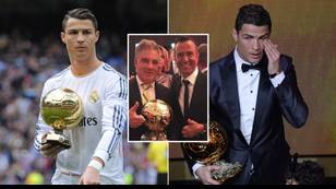 Cristiano Ronaldo sold one of his five Ballon d'Ors and now only has four