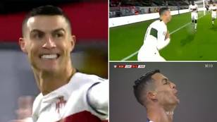 Cristiano Ronaldo performs new celebration after scoring for Portugal