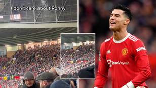 Manchester United fans heard singing new Cristiano Ronaldo chant during Burnley game