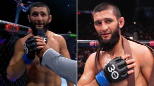 Khamzat Chimaev delivers inspiring speech about the Israel-Palestine conflict after UFC 294 victory