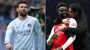 Arsenal star Bukayo Saka is second only to Lionel Messi in one key statistic this season