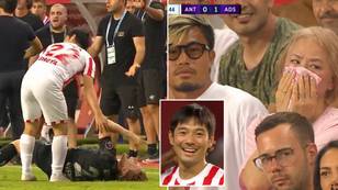 Antalyaspor player sent off for 'horrible' challenge just 20 SECONDS into his home debut, his family couldn't believe it