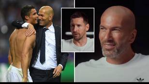 Zinedine Zidane's thoughts on the GOAT debate resurface after meeting with Lionel Messi